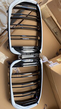 BMW原厂X5M F95 G05 改装 雷霆版亮黑中网 侧腮 尾标 中控标 原装