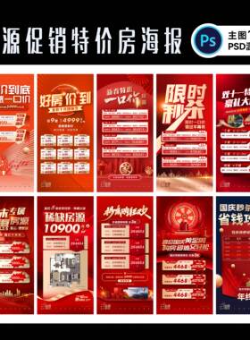 一口价房源促销海报广告PS源文件