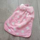 粉色波点蝴蝶结厨房用品擦手巾可爱大公主波点吸水毛巾珊瑚绒