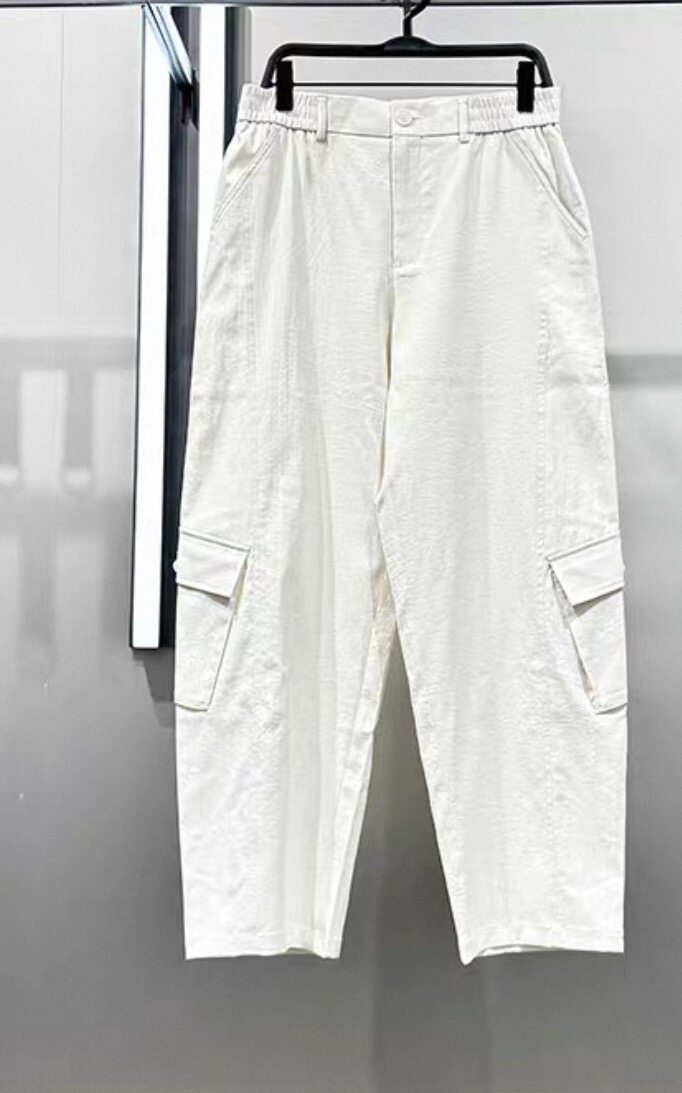 B1GLG2529 太平鸟男装2026年夏季新款宽松时尚直筒工装大口袋长裤