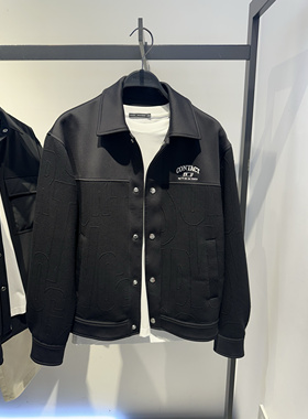 B2BCE4164/412G太平鸟男装冬季新款休闲翻领落肩保暖宽松阔版外套