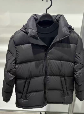 B1ACE4444 太平鸟男装2024年冬季新款宽松连帽加厚保暖羽绒服外套