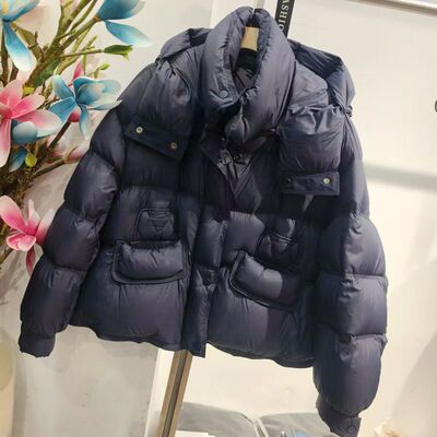 9808冬新款连帽可拆女装加厚短款90白鸭绒羽绒服面包服外套保暖