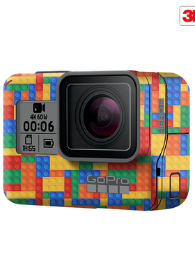 玛彩克 适用于GOPRO6 贴纸运动相机贴膜goProBlack5保护膜贴皮3M