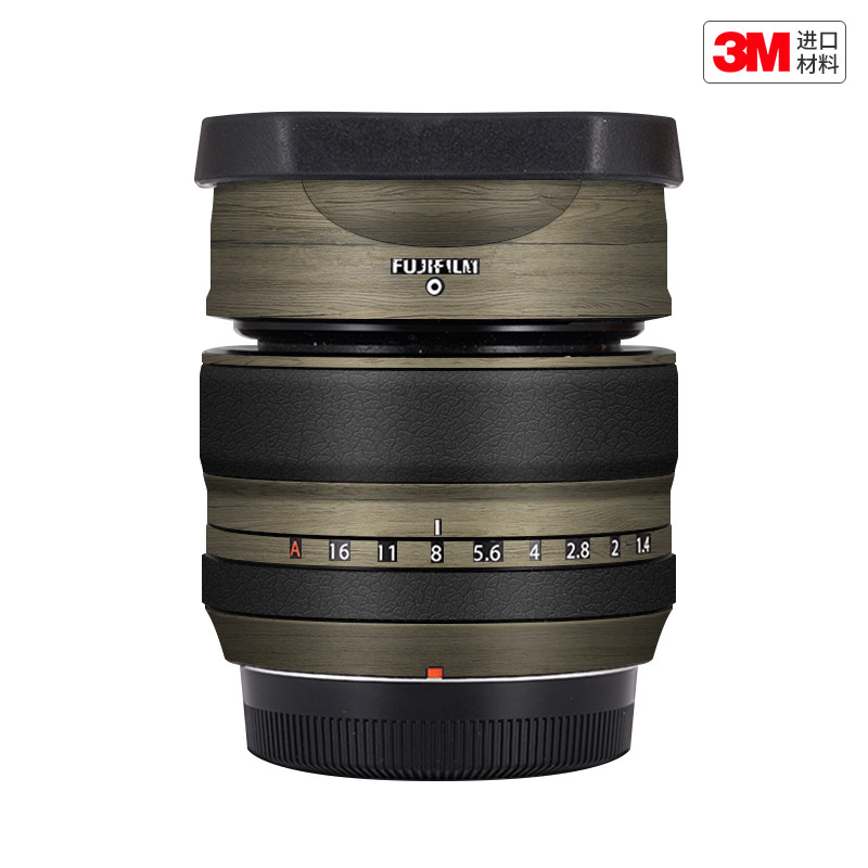 玛彩克 适用于富士XF35 F1.4镜头保护贴膜背胶 改色贴纸彩贴3M