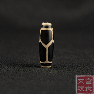 藏传文玩清代老孤品天珠配饰吊坠挂件散珠