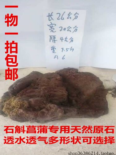 石斛花盆专用盆火山石原石天然透气透水盆景盆栽菖蒲附生兰花包邮