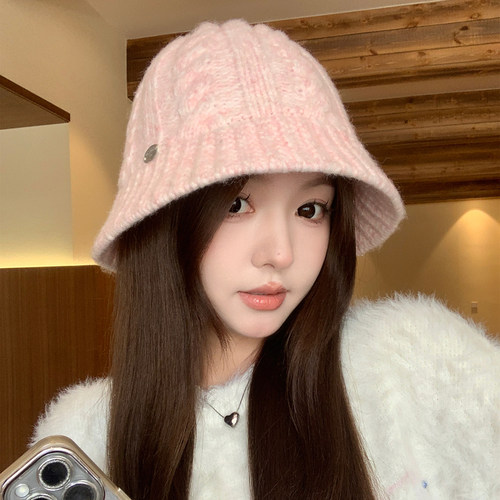 小溜家 10月21日新品上架 韩版喷毛单八字盆帽防晒遮阳帽子