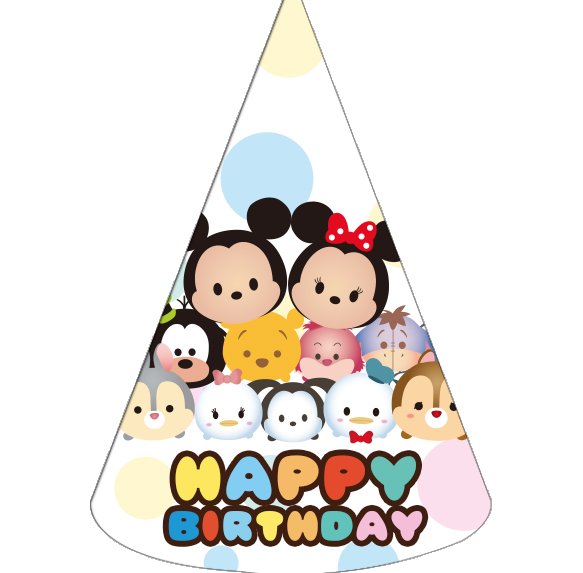 Q版迪士尼tsum公仔头卡哇伊女孩生日派对玩具头饰帽子形吹龙