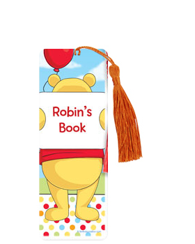 小孩生日维尼小熊Duffy噗噗熊书签定做订制创意礼物可爱卡通