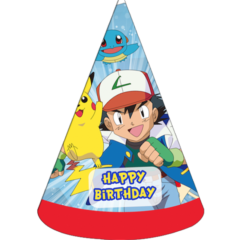 小智精灵神奇宝贝神兽派对帽小丑吹龙生日头饰趣味搞怪玩具创意