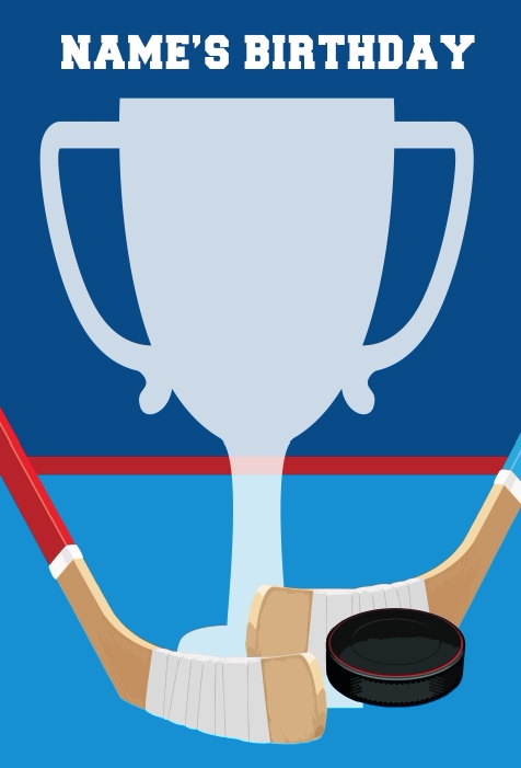 冰上曲棍球队比赛冰球照片海报定制签名涂鸦留念装饰啦啦队party