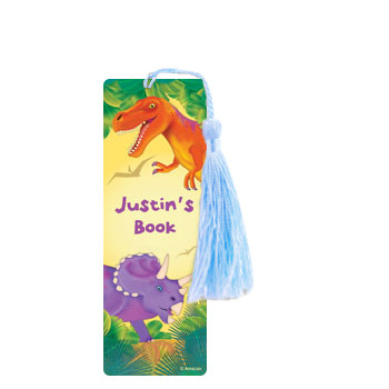 经典恐龙霸王龙书签创意老师礼物爱阅读书签定制名字可爱书签卡通