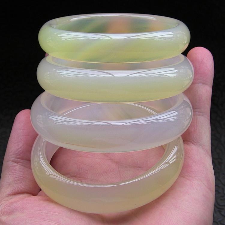 瑕疵品玛瑙手镯玉髓厂家直销