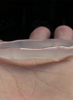 天然巴西玛瑙手镯白月光玉髓