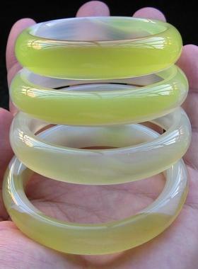 天然玛瑙手镯玉髓现代女