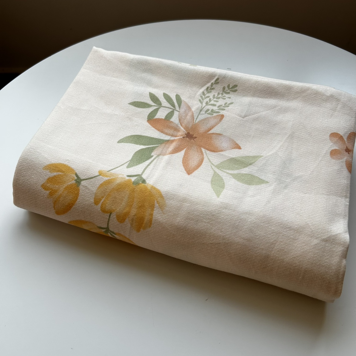 大pai面料 纯色花花双人纯棉磨毛床单秋冬bi备超柔软亲肤保暖