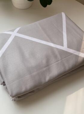 纯棉单人被套灰色单人尺寸拉链式150*200cm/200*230cm