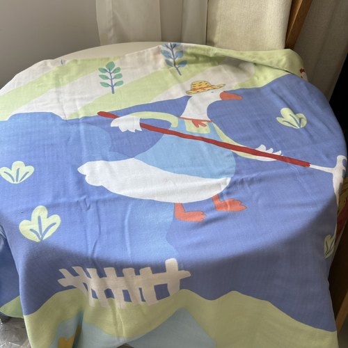 超透气的纯棉双层纱儿童被套