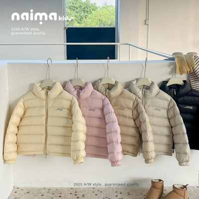 女童羽绒服2025新款韩版洋气儿童装加厚外套亲子装
