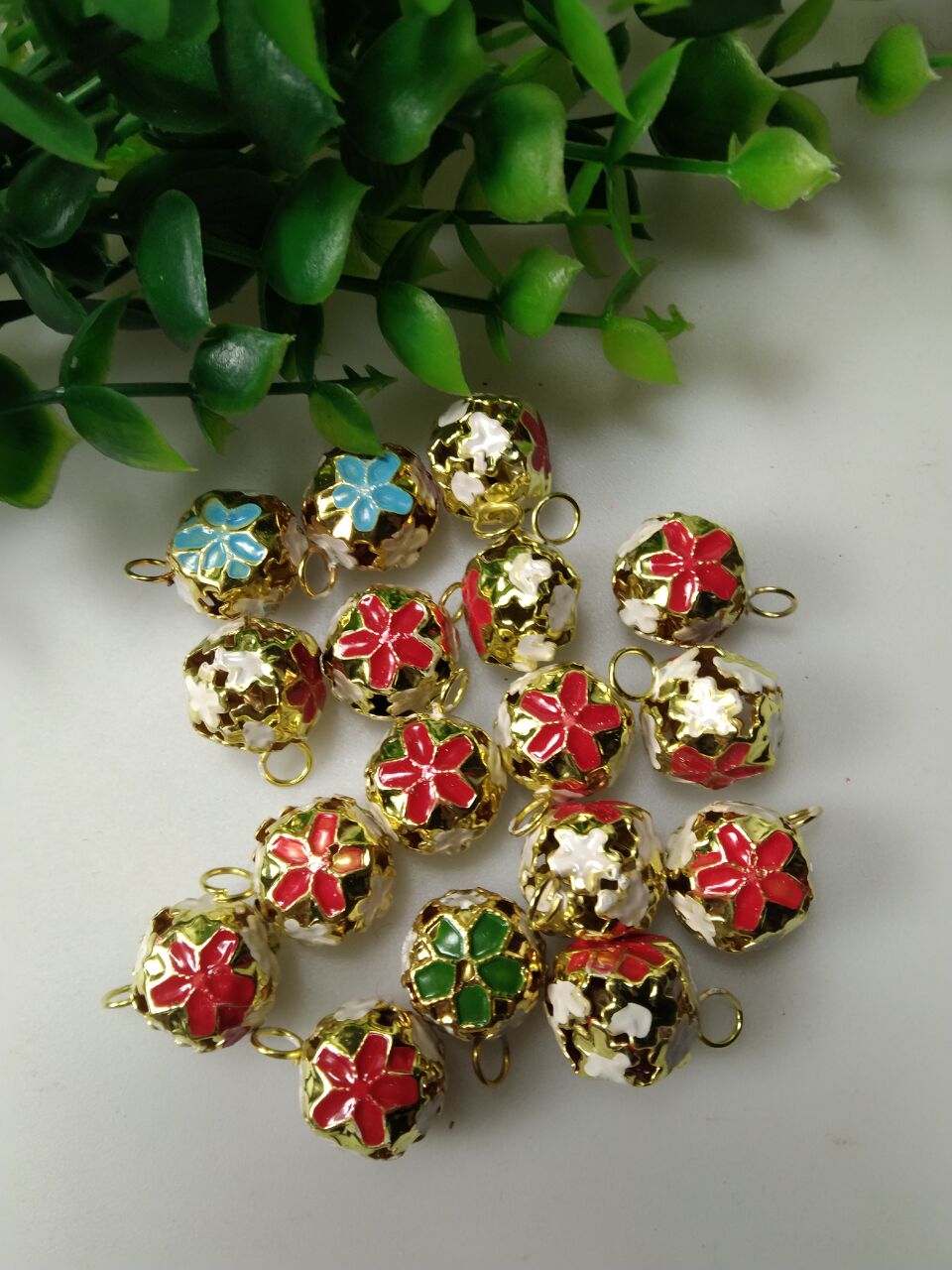 中国结线手工diy花球铃铛编织