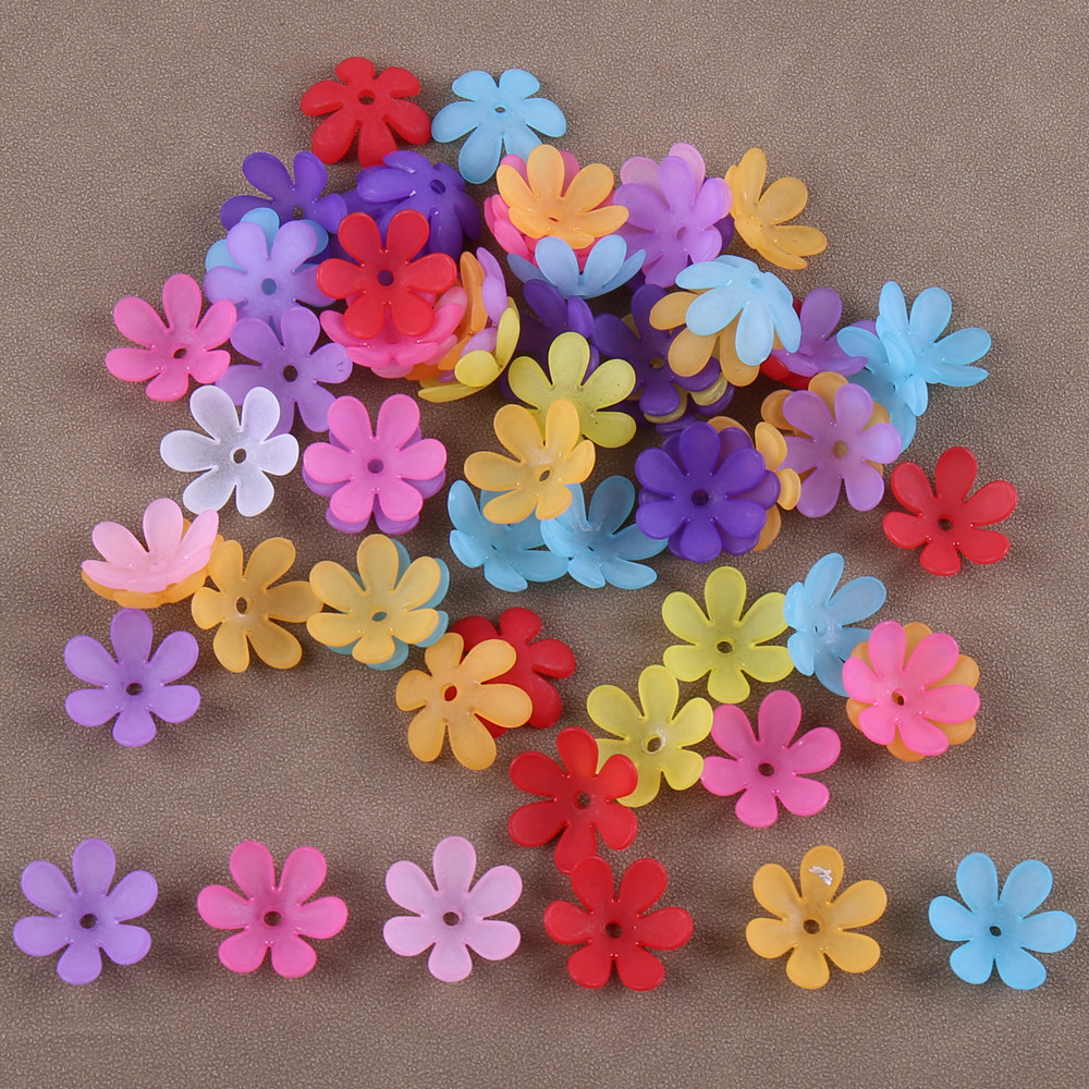 饰品配件亚克力手工花朵材料包