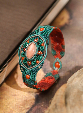 栖石手工编绳首饰天然石