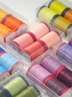 栖石印象四时扁蜡微芯蜡线配色套组编绳材料手工扁蜡线编织线