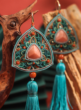 栖石手工编绳首饰天然石