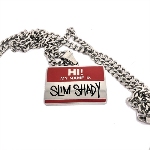 原创精钢阿姆SLIMSHADY项链