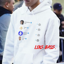 手慢无XXXTentacion Mac Lil Peep 白色INS同款卫衣男女连帽衫潮