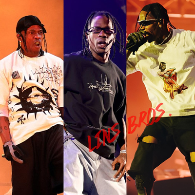 正确版本TRAVIS SCOTT同款T恤Utopia短袖说唱嘻哈街头潮流美式潮