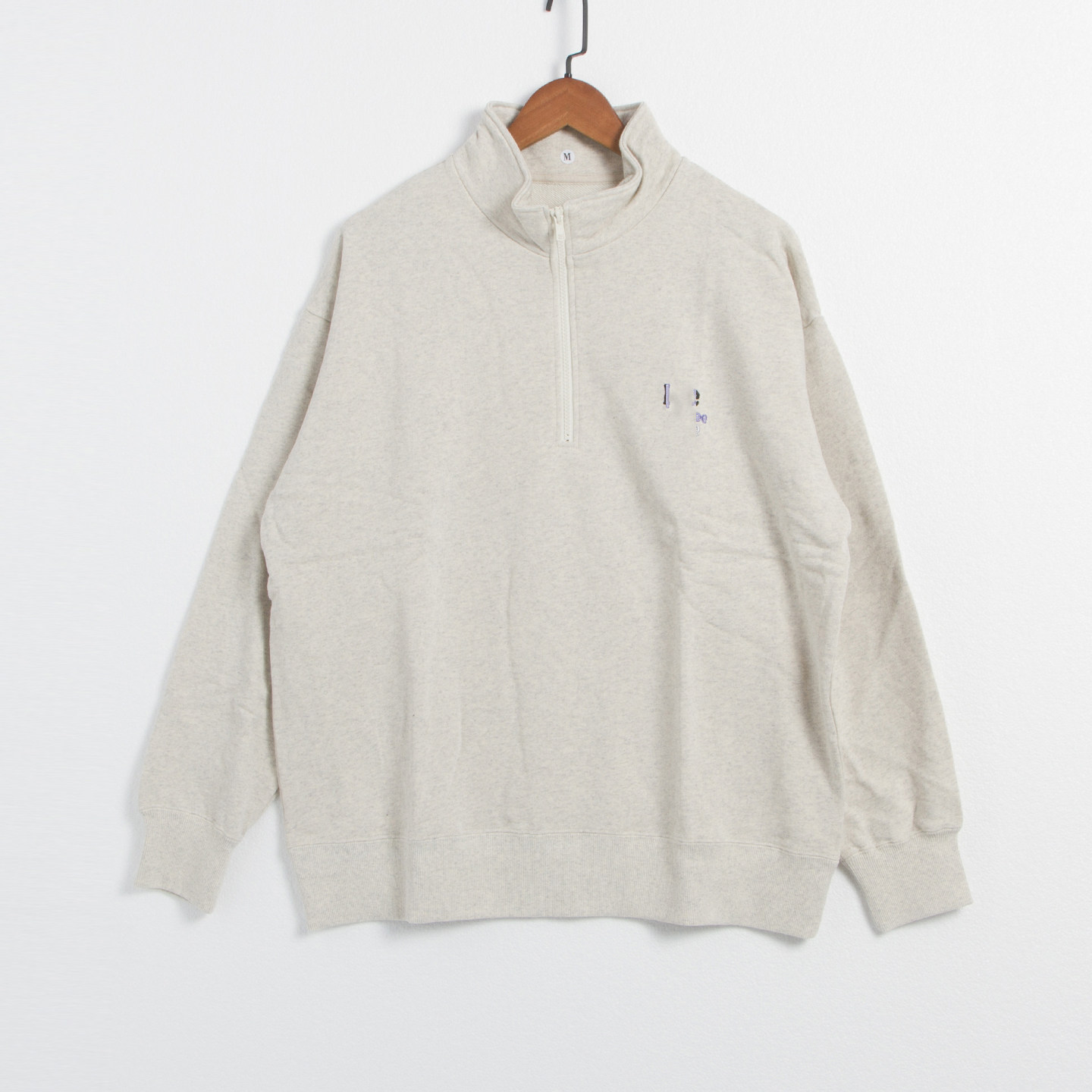 日本单 高品质 领口拉链 全棉毛圈 卫衣