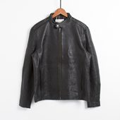 式 男士 基础款 鹿皮机车皮衣