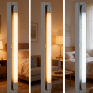 T8LED双端通电节能超亮白光暖黄光暖白光0.6米1.2米日光灯管25支