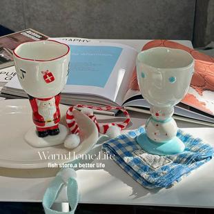 圣诞礼物马克杯雪人陶瓷咖啡杯情侣杯水杯高颜值杯子 store Fish