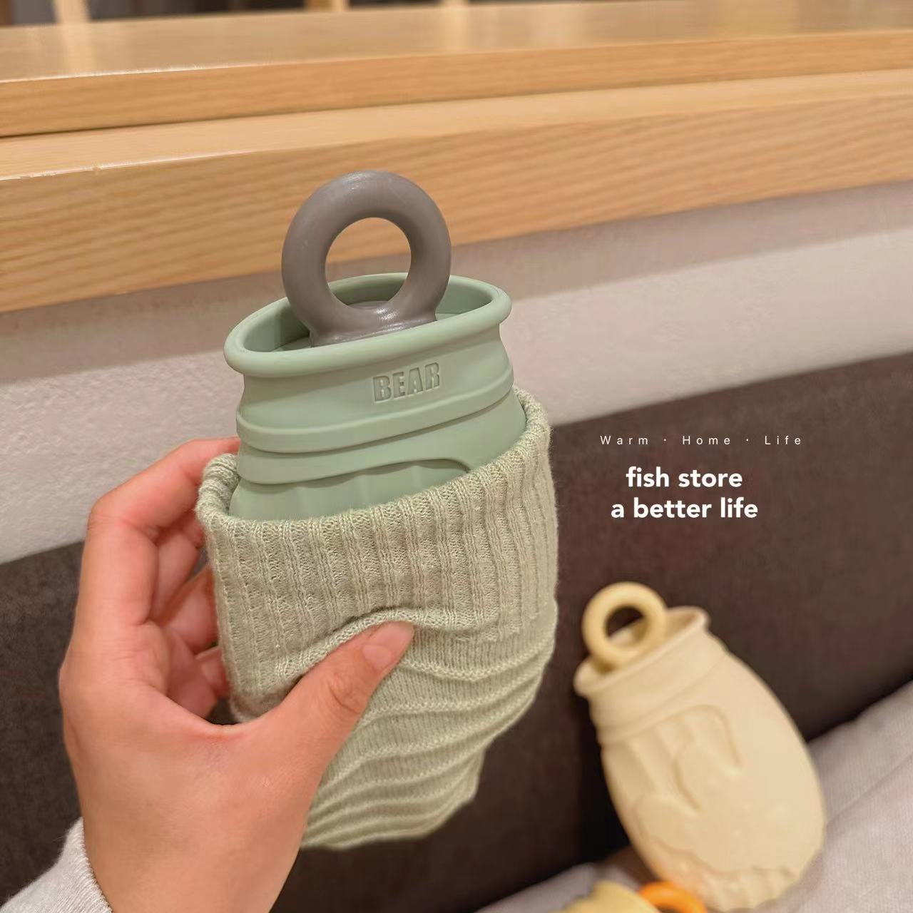 注水暖水袋毛绒保温套