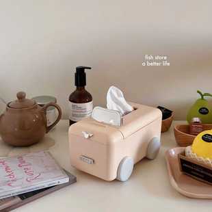 可爱汽车纸巾盒客厅卧室茶几卫生间厕所浴室收纳盒 store Fish