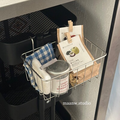 201不锈钢置物篮可挂收纳篮