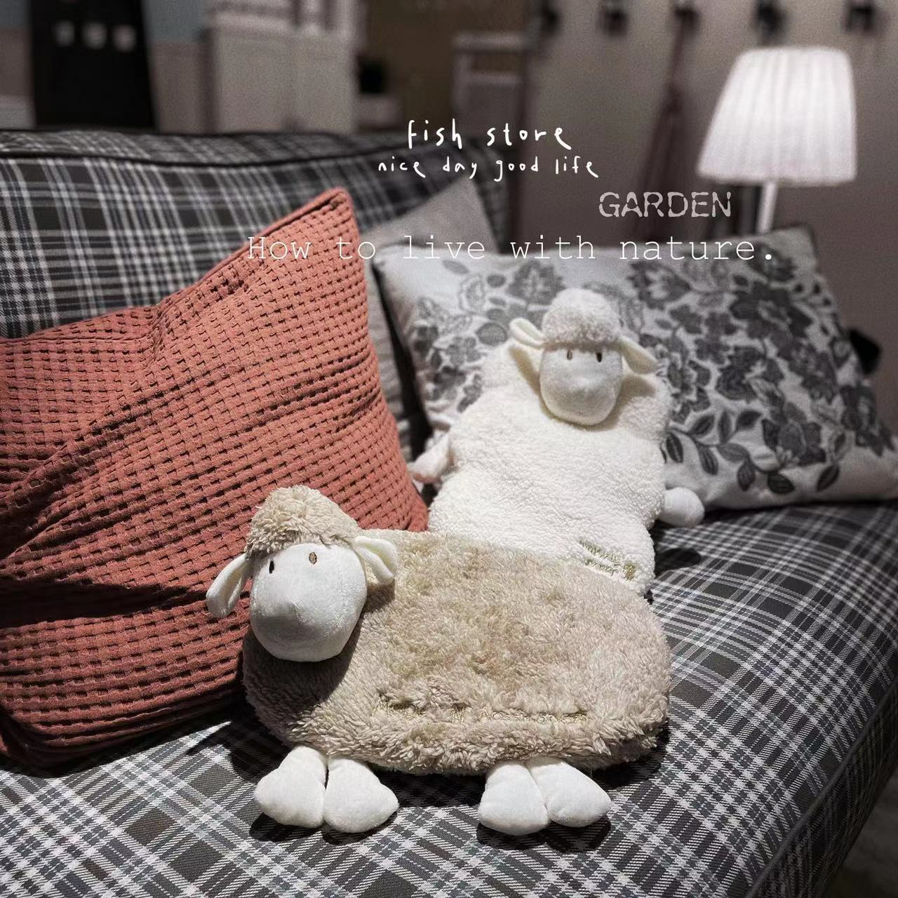 绵羊暖水袋防爆充电式暖手宝