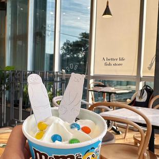 日本ECHO铝制冰激凌勺甜品勺雪糕勺咖啡勺小勺子 store Fish