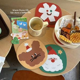 圣诞节硅藻泥软垫餐垫隔热垫防烫桌垫吸水垫鼠标垫 store Fish