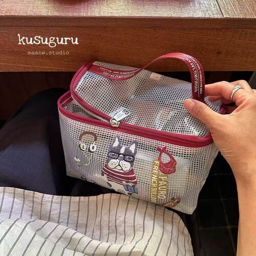 kusuguru插画化妆包防水洗漱包