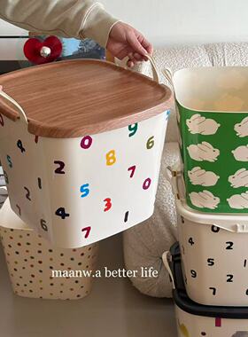 *Fish stroe*大大可手提收纳筐玩具杂货归纳脏衣塑料储物筐