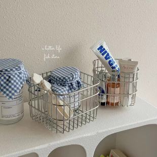 化妆品收纳筐护肤品厨房工具水果304不锈钢沥水篮 store Fish