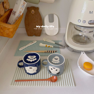 厨房餐厅硅胶隔热垫沥水垫防滑餐垫杯垫锅垫 store Fish