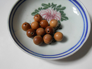 檀木散珠 东加檀香手串 东加檀香佛珠 DIY檀香手串配珠10mm