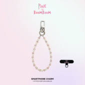 PinKBooM粉美丽精致珍珠水晶手机链轻奢小众女士挂饰手腕钥匙挂绳
