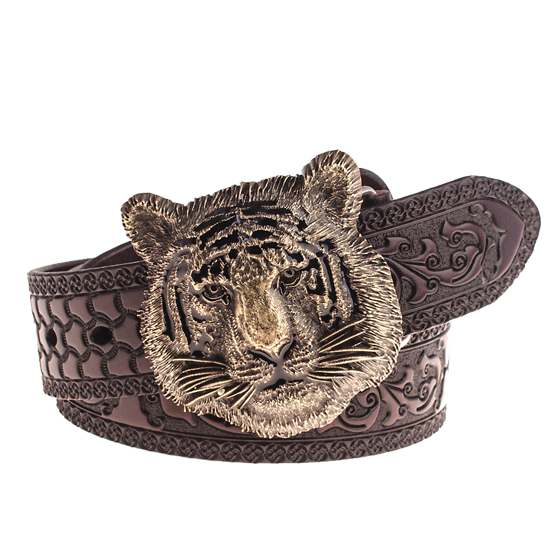 原创生肖中年百搭风潮人牛皮皮带