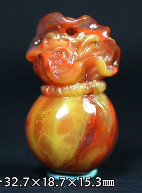 北票战国红福袋钱袋挂件吊坠项坠